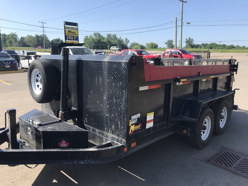 Cargo, Utility Trailers  2022 Miska 5 Ton Contractor Dump Trailer Photo